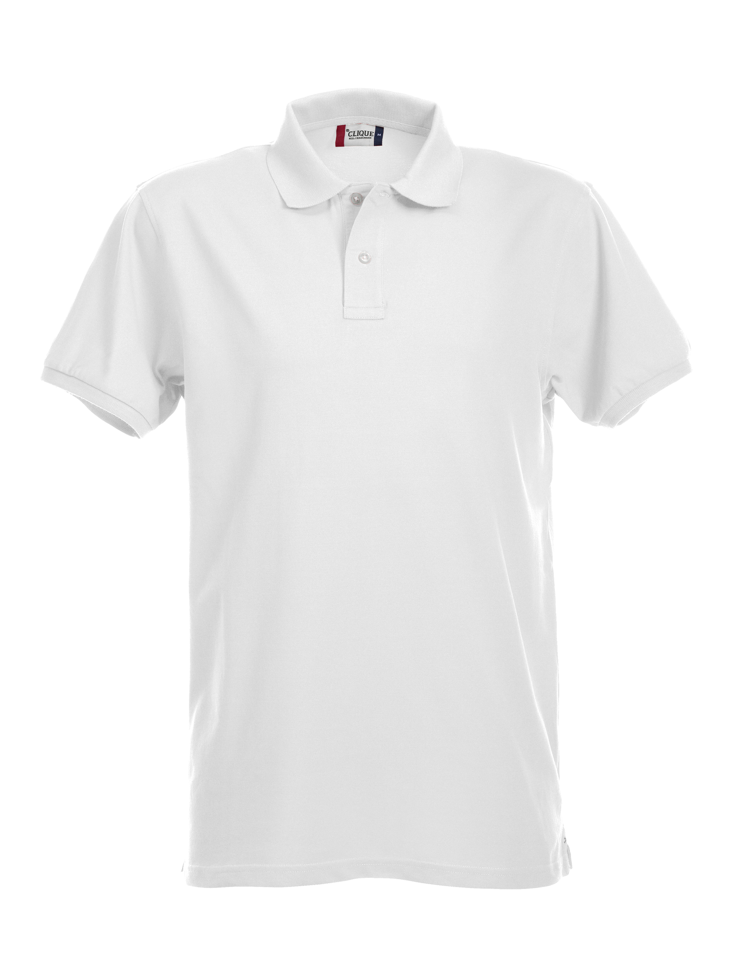 CLIQUE STRETCH PREMIUM POLO BLANC XS