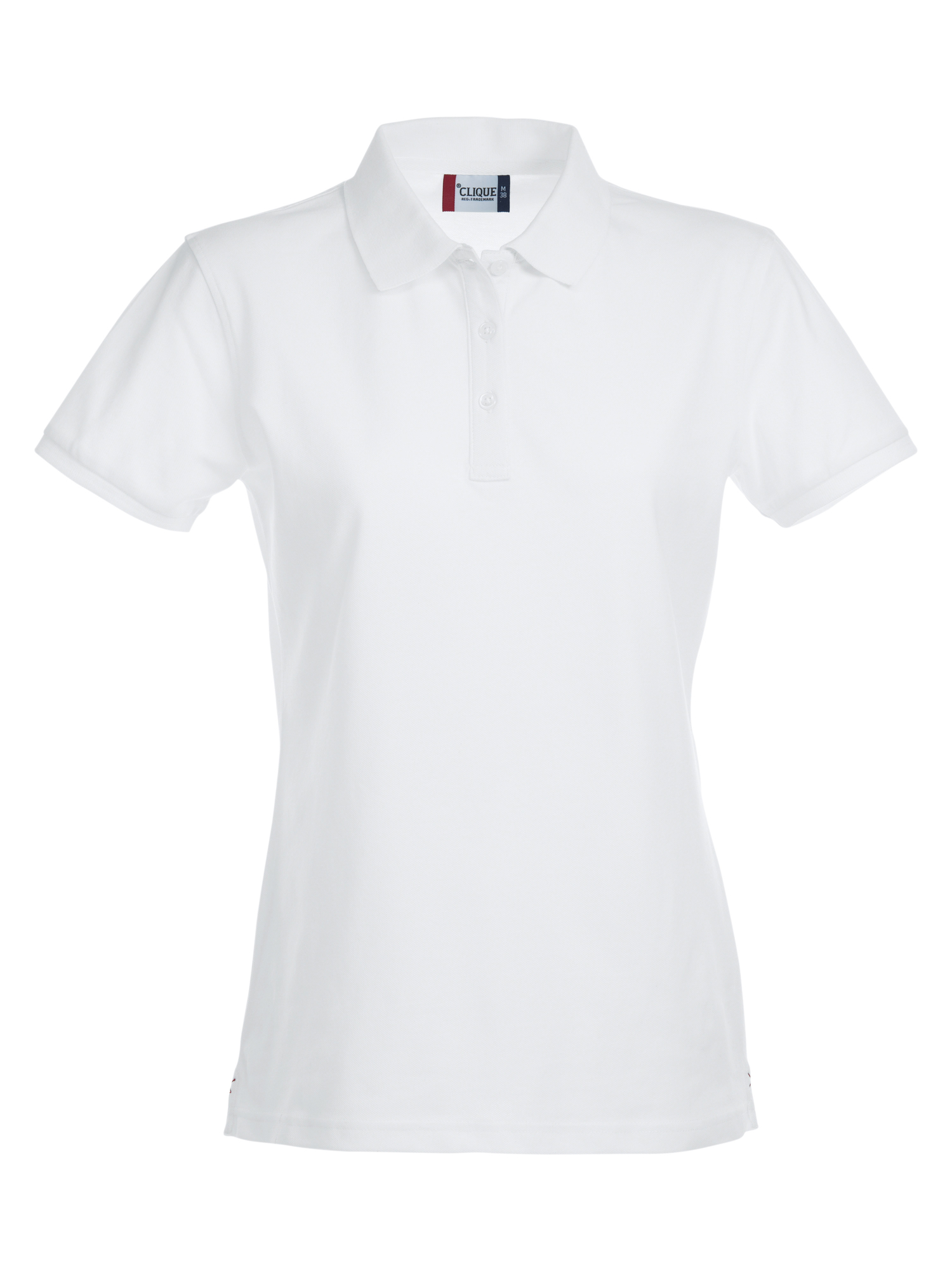 CLIQUE STRETCH PREMIUM POLO LADIES BLANC XS